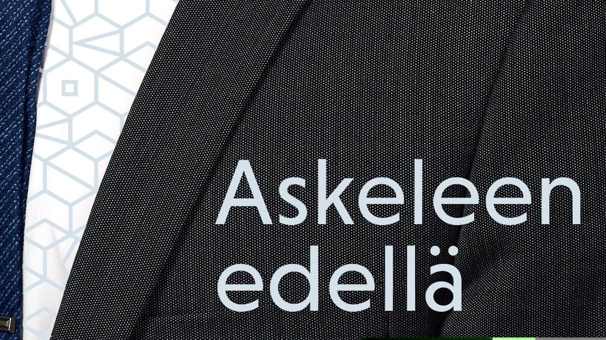 Askeleen edellä -vinjetti