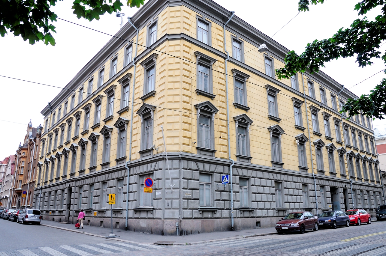 Skyddspolisens byggnad i Helsingfors.