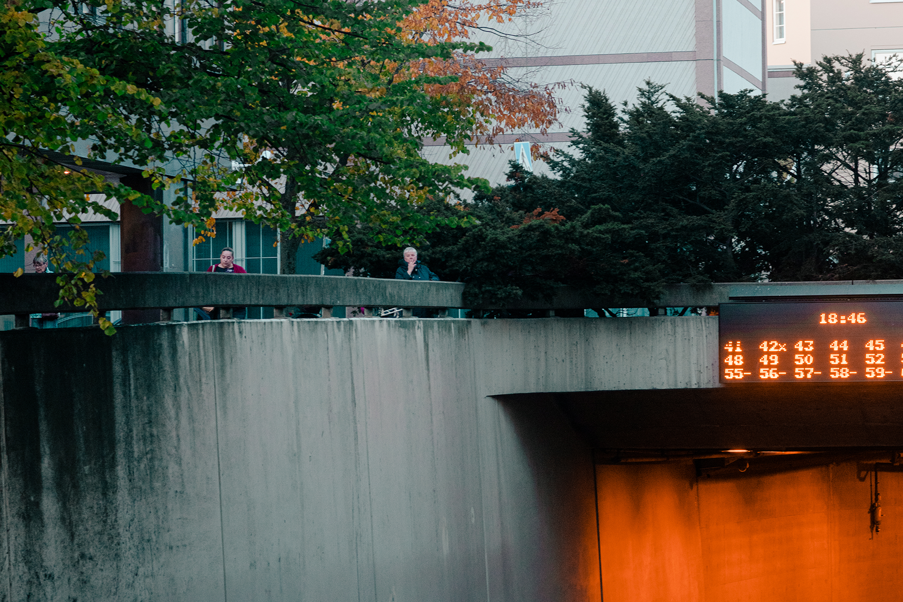 Illustration - a driveway with an underpass.