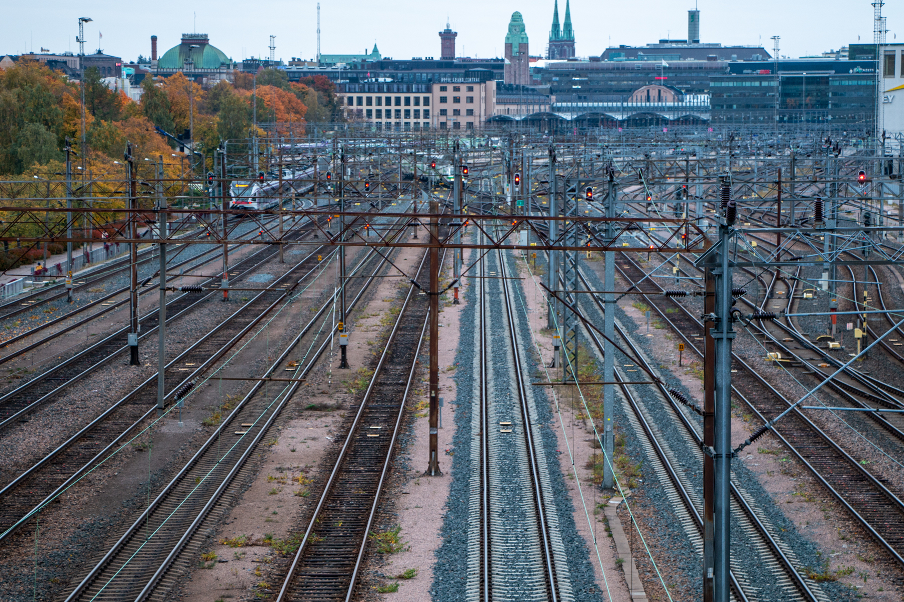 Kuvituskuva Helsingin Rautatieasema.