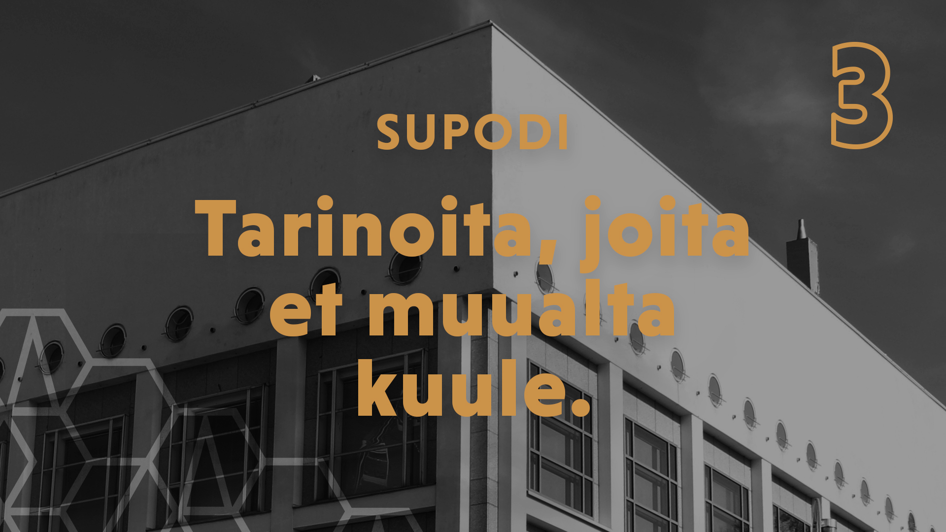 Supodin kansikuva, jossa on taustalla on Supon päätoimipiste.