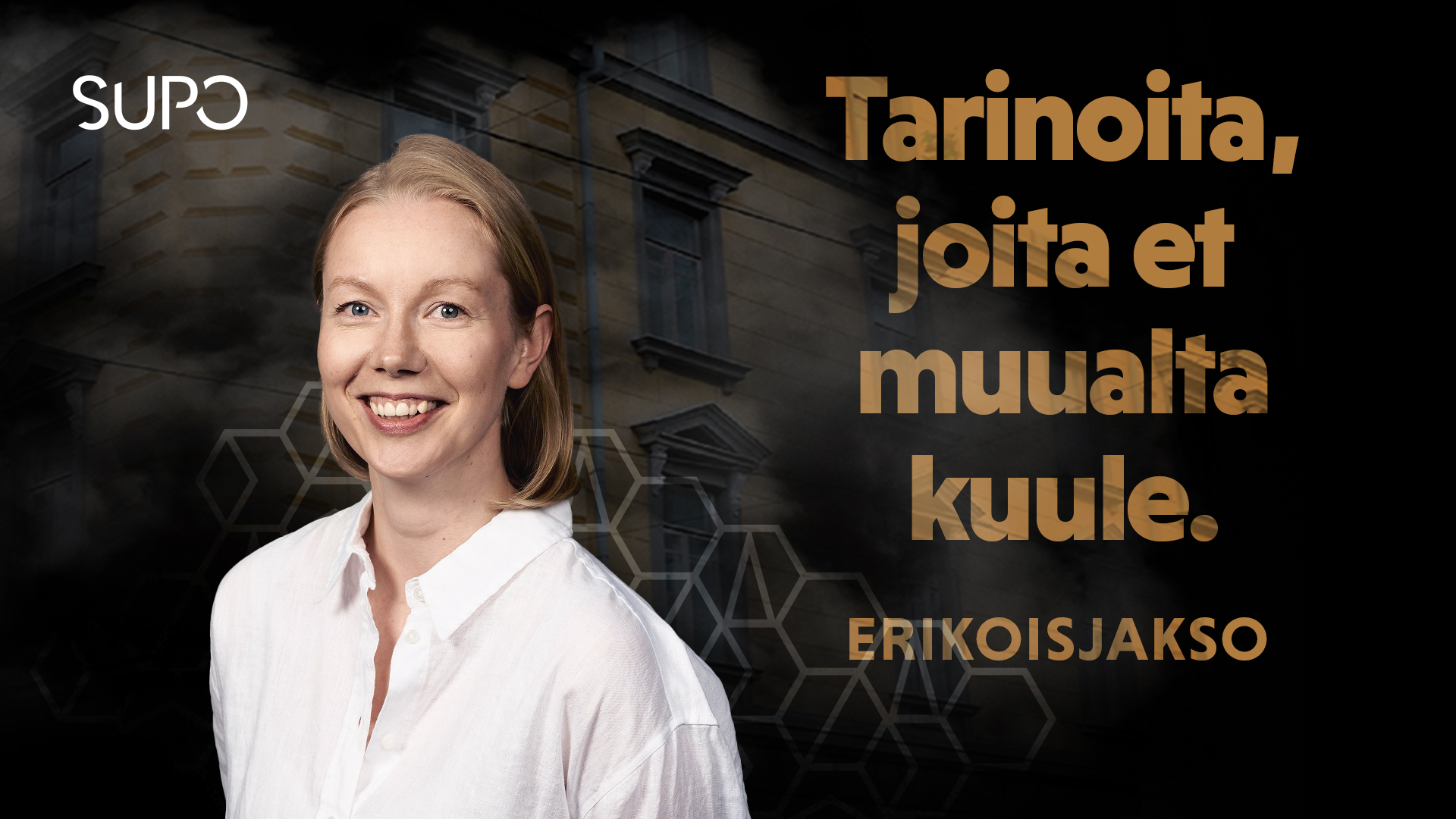 Supodin kansikuva, jossa on haastattelija Saana Nilsson.