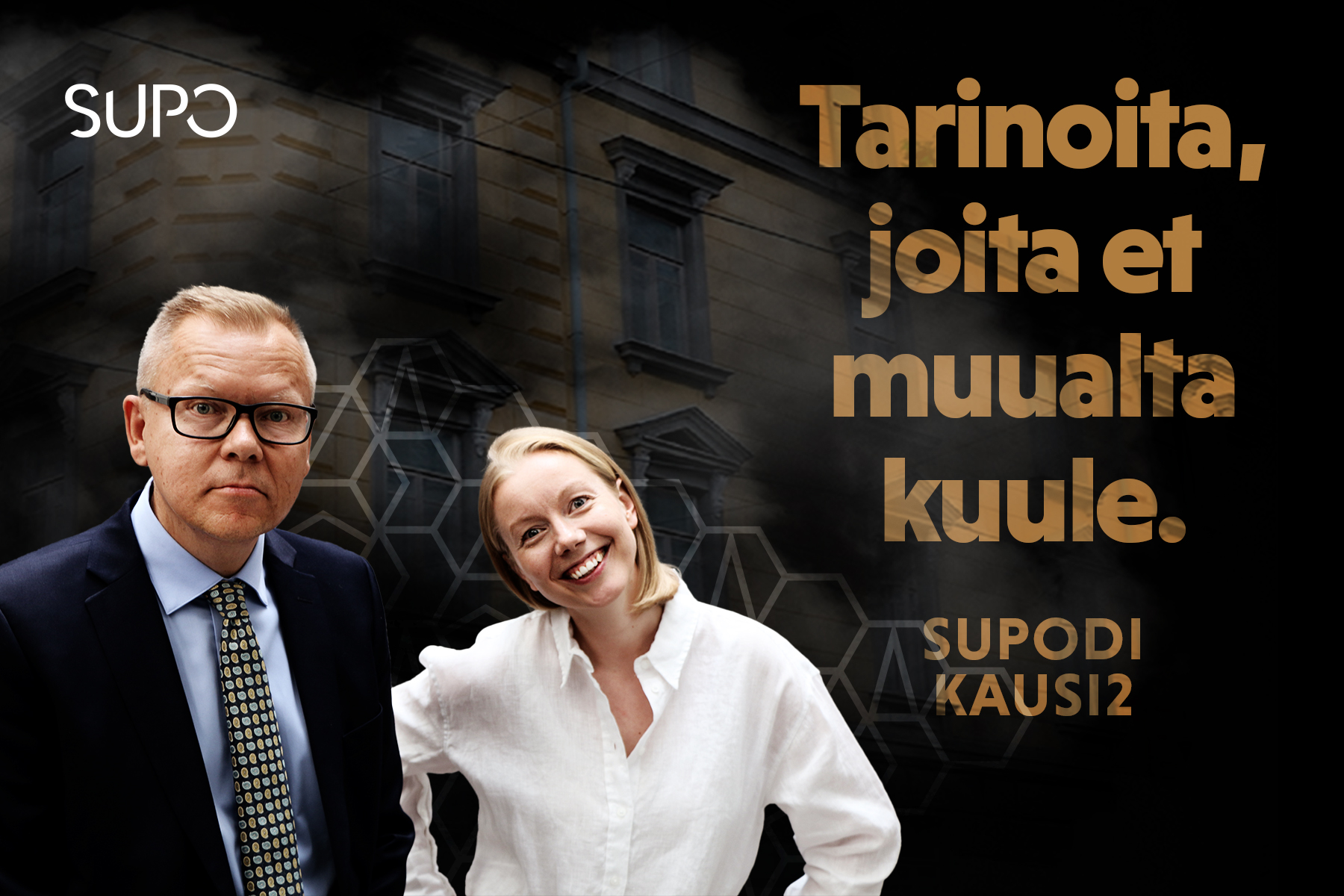 Kuvassa Jyri Rantala ja Saana Nilsson.