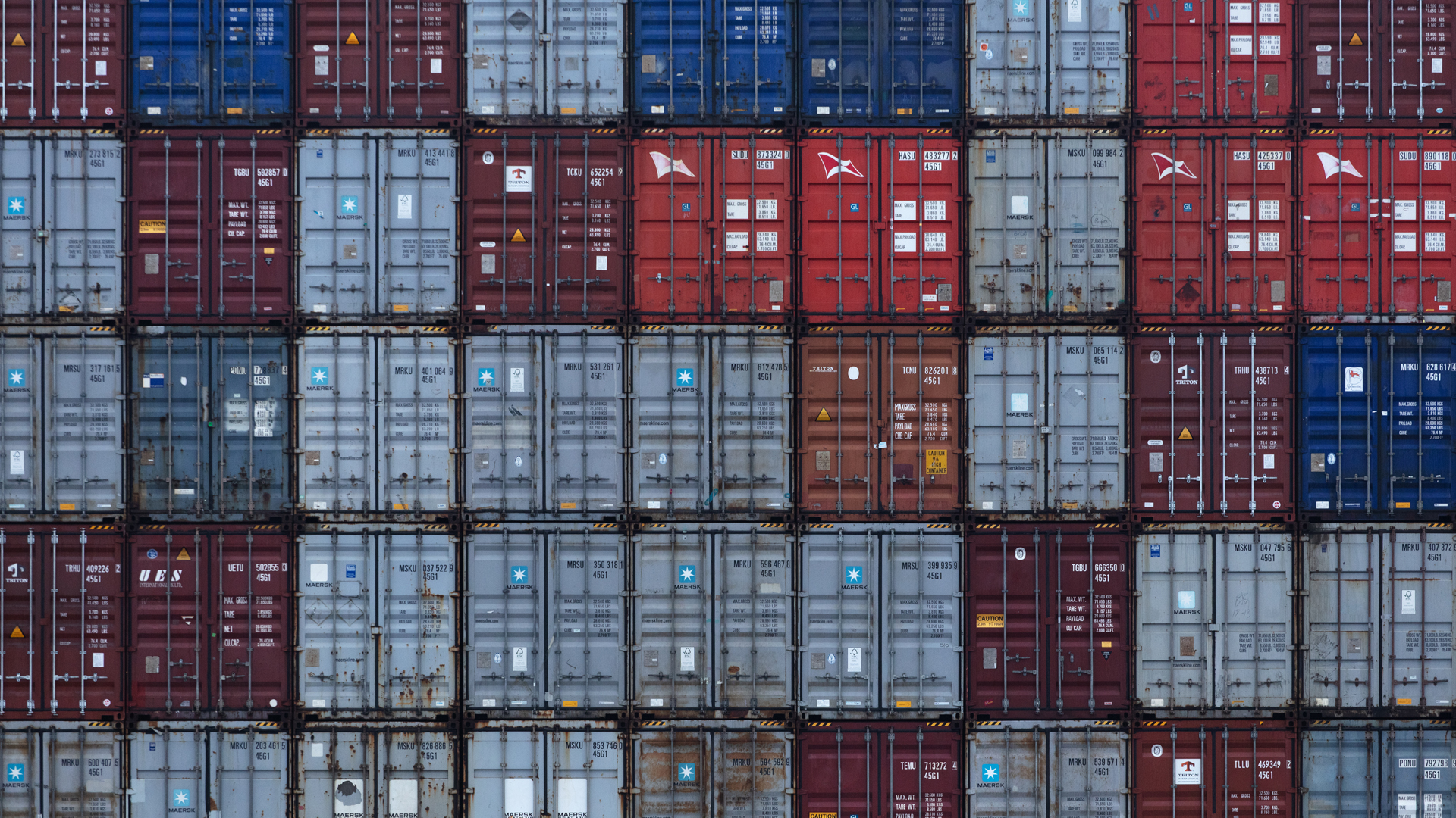 Illustration: flera frakt container.